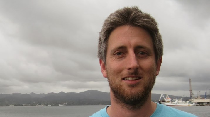 man looking at camera