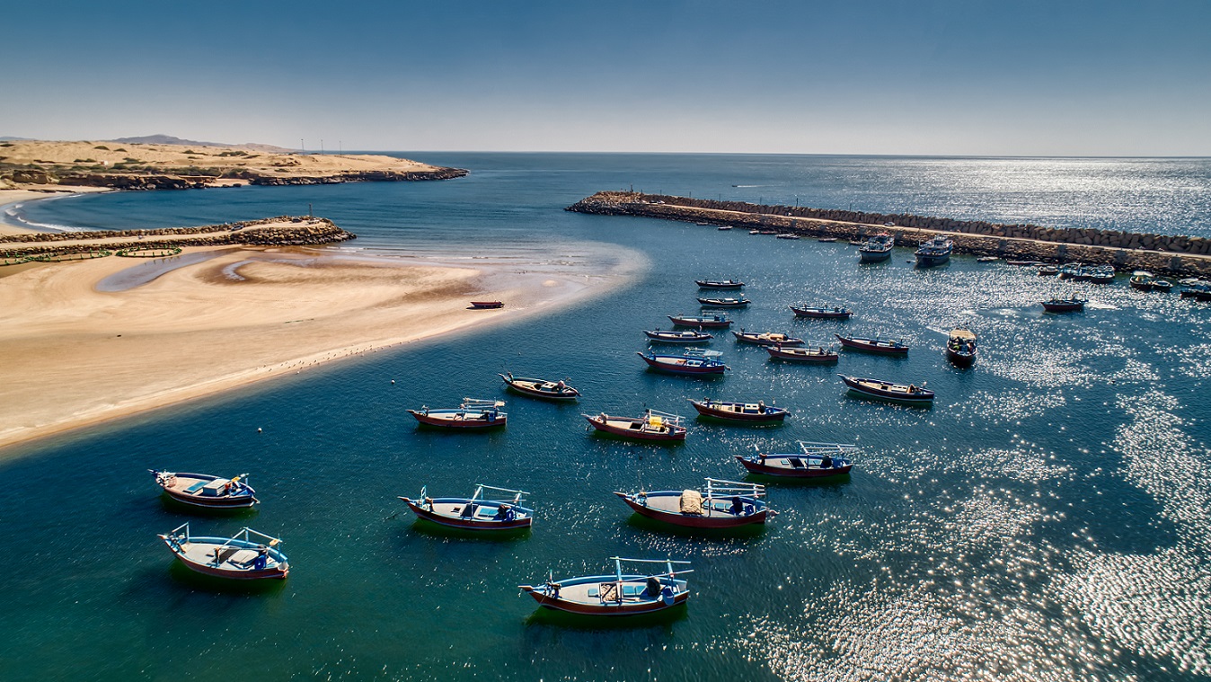 Wooden fishing canoes (piroques), Cayar, Senegal, West Africa.