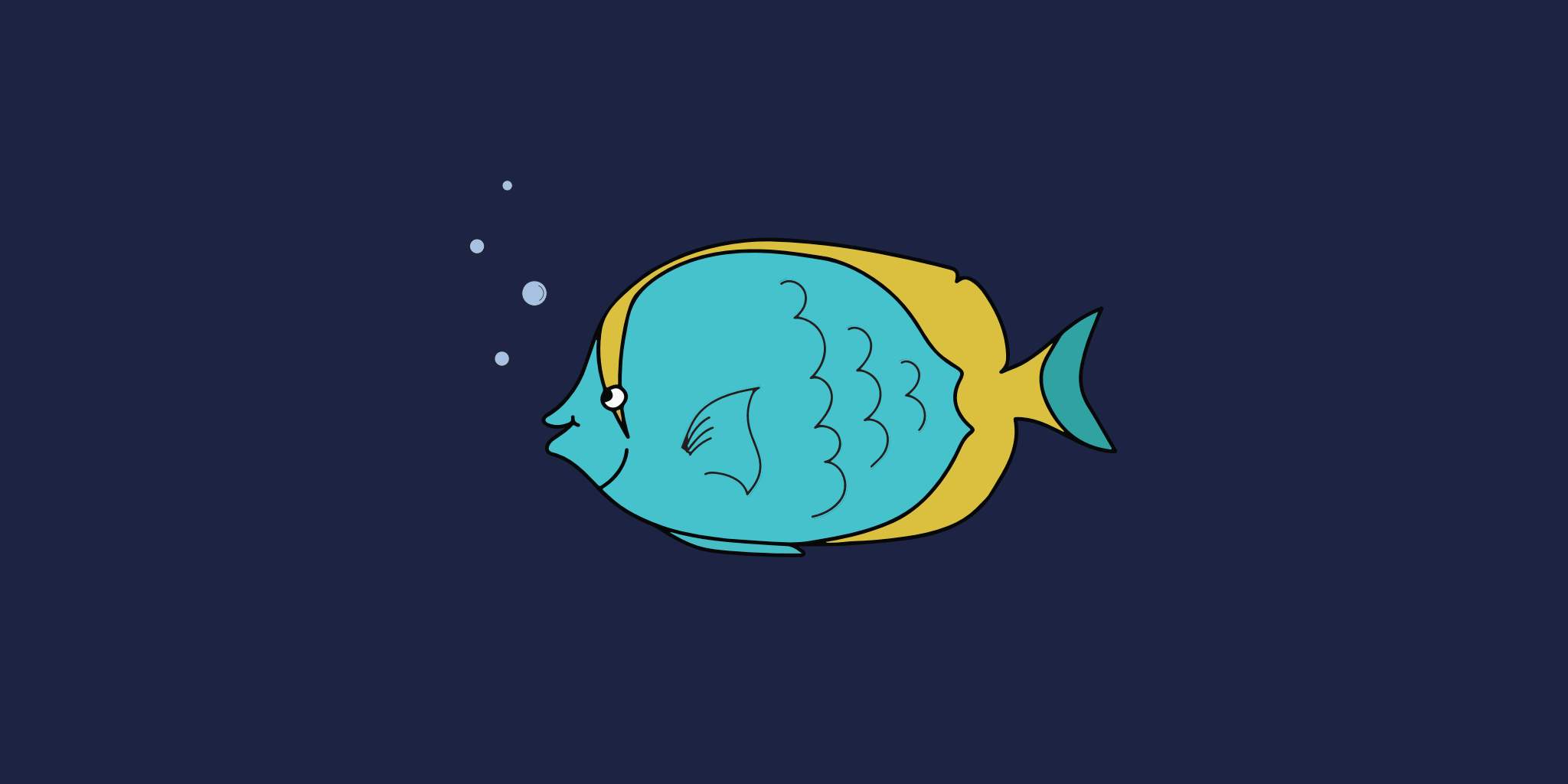 Blue Belt fish logo