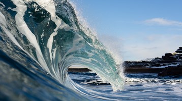 Photograph of a wave