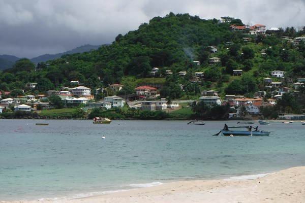 Fishing boats in Grenada. Photo by Bryony Townhill. 