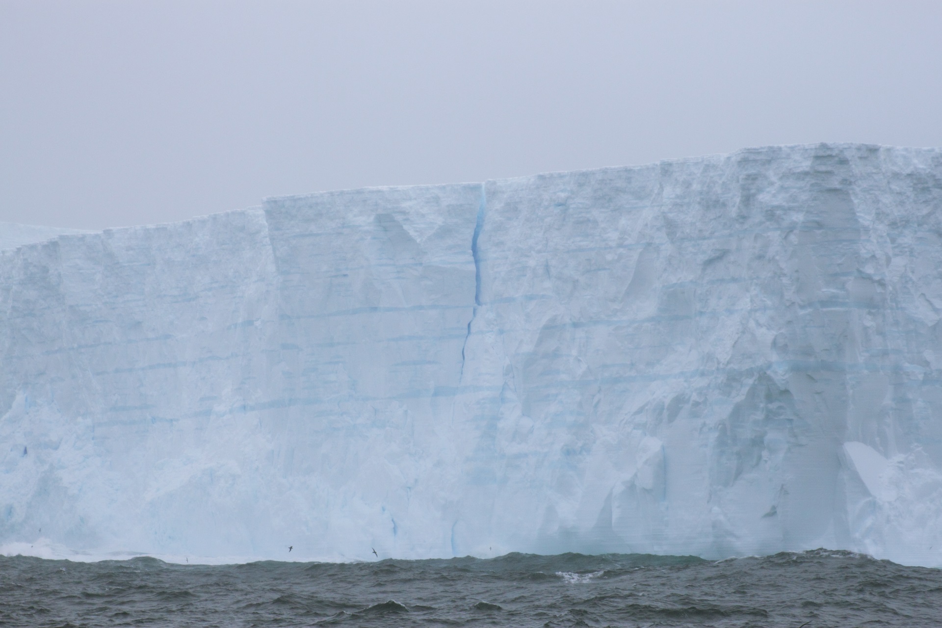 an iceburg in the sea
