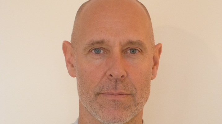 man looking at camera