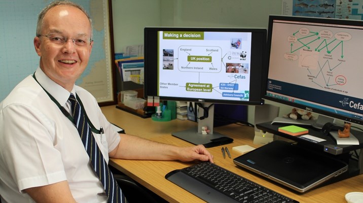 man at computer