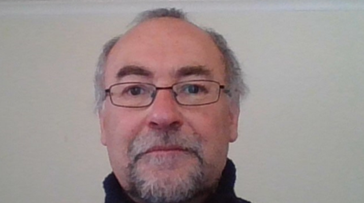 man looking at camera