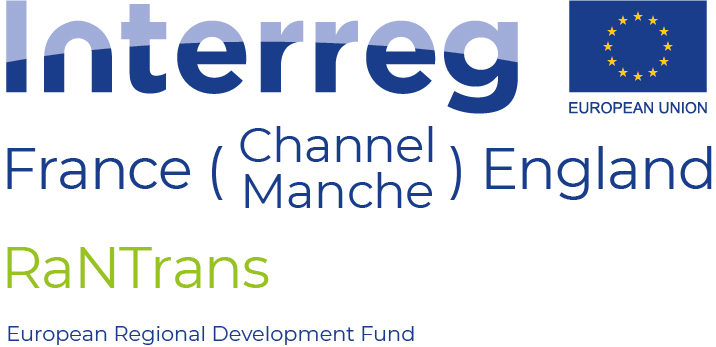 Interreg France (Channel Manche) England RaNTrans logo