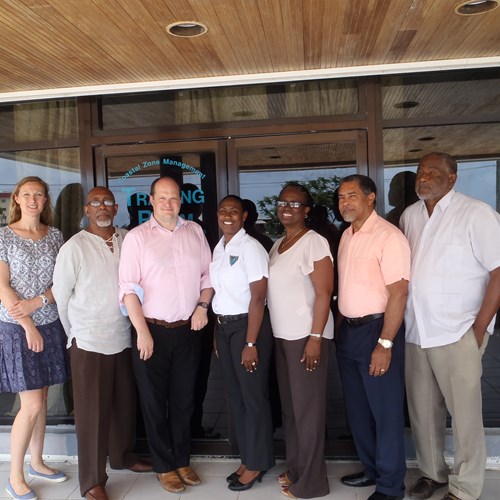 Cefas colleagues and Caribbean partners
