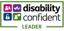 Disability Confident leader logo